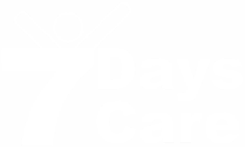 7DC Logo Trans White