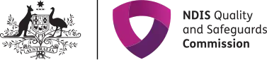 NDIS Quality and Safeguards Commission logo, representing disability support services in Perth, including SIL and SDA options.