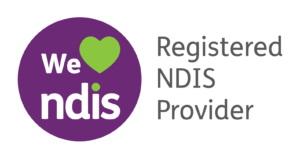 NDIS logo representing registered disability support services in Perth, focusing on SIL, SDA, and community participation.