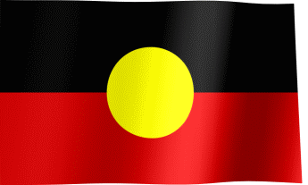 Flag representing Aboriginal culture, symbolizing community participation in NDIS disability support services in Perth.