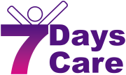 Logo of 7 Days Care, a provider of NDIS disability support services in Perth, focusing on SIL and accessible housing.