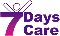 Logo of 7 Days Care, a provider of NDIS disability support services in Perth, focusing on SIL and accessible housing.